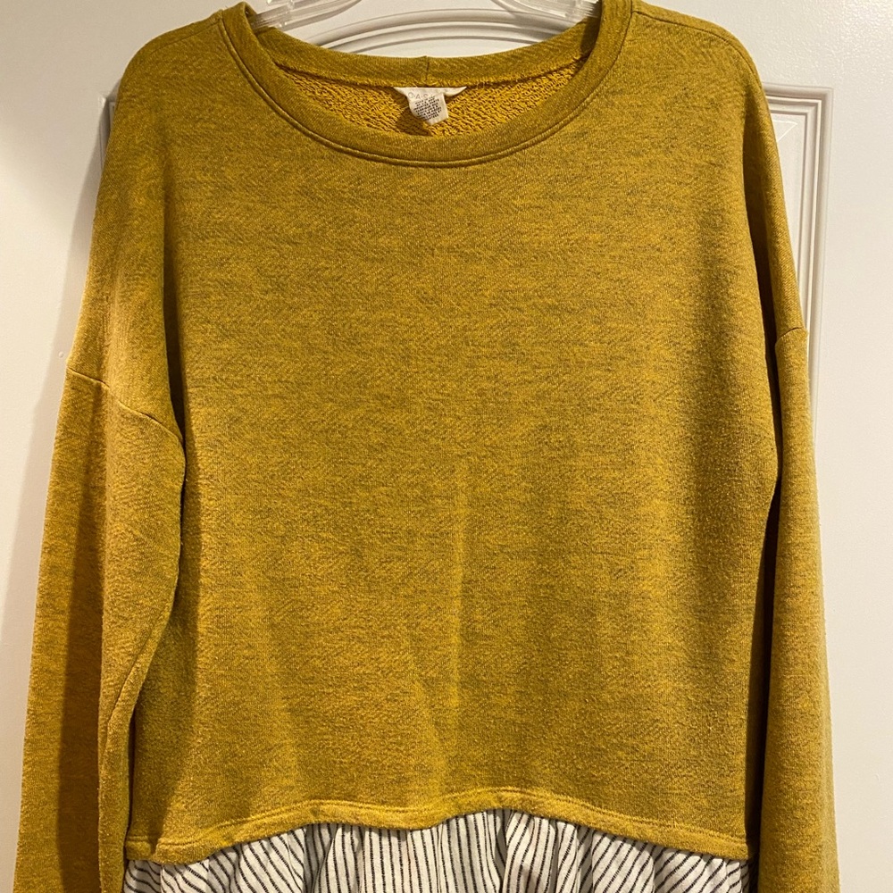 Peplum Sweatshirt Top